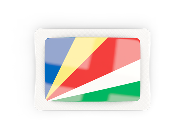 Rectangular carbon icon. Download flag icon of Seychelles at PNG format