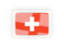 Switzerland. Rectangular carbon icon. Download icon.