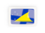 Tokelau. Rectangular carbon icon. Download icon.