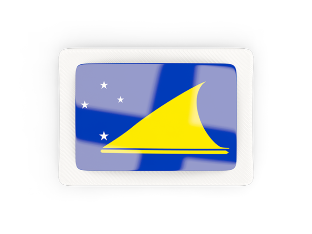 Rectangular carbon icon. Download flag icon of Tokelau at PNG format