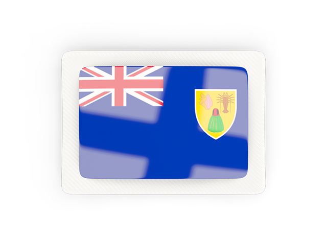 Rectangular carbon icon. Download flag icon of Turks and Caicos Islands at PNG format