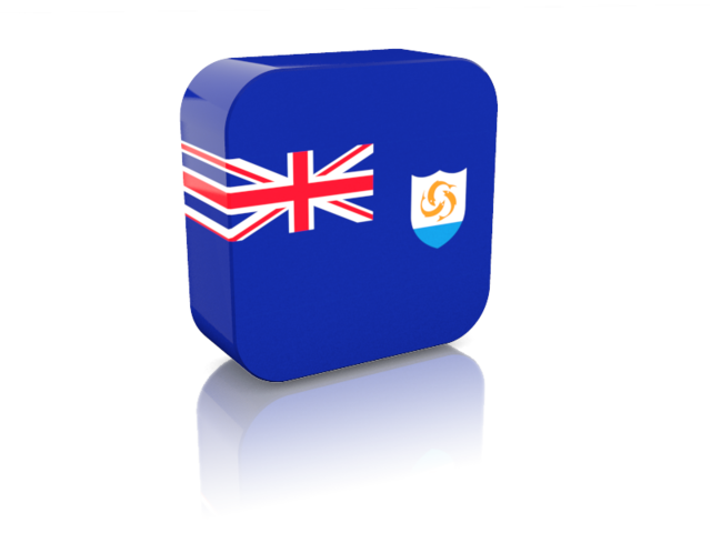 Rectangular icon. Download flag icon of Anguilla at PNG format