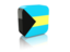 Bahamas. Rectangular icon. Download icon.