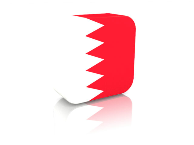 Rectangular icon. Download flag icon of Bahrain at PNG format