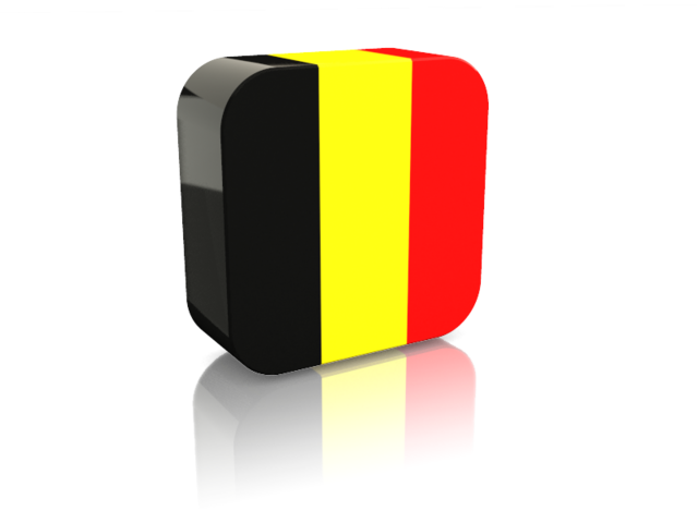Прямоугольная иконка. Скачать флаг. Бельгия