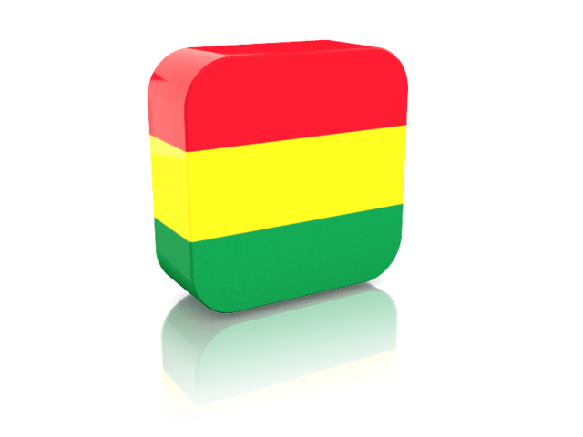 Rectangular icon. Download flag icon of Bolivia at PNG format