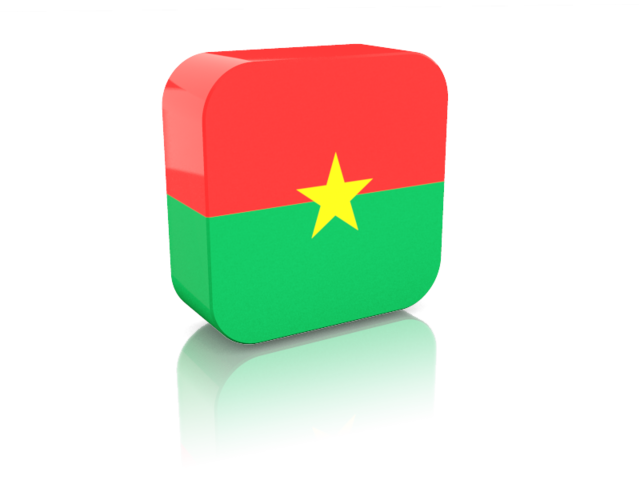 Rectangular icon. Download flag icon of Burkina Faso at PNG format