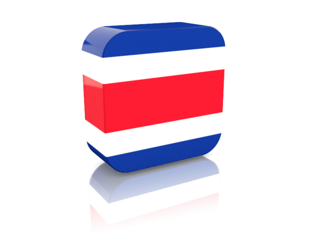 Rectangular icon. Download flag icon of Costa Rica at PNG format