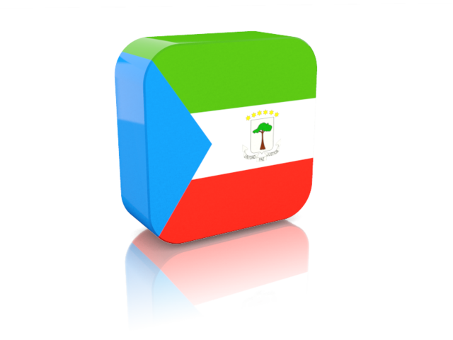 Rectangular icon. Download flag icon of Equatorial Guinea at PNG format