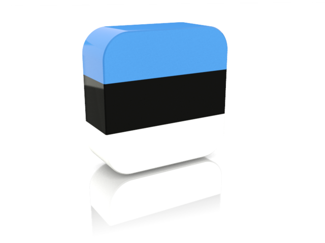 Rectangular icon. Download flag icon of Estonia at PNG format