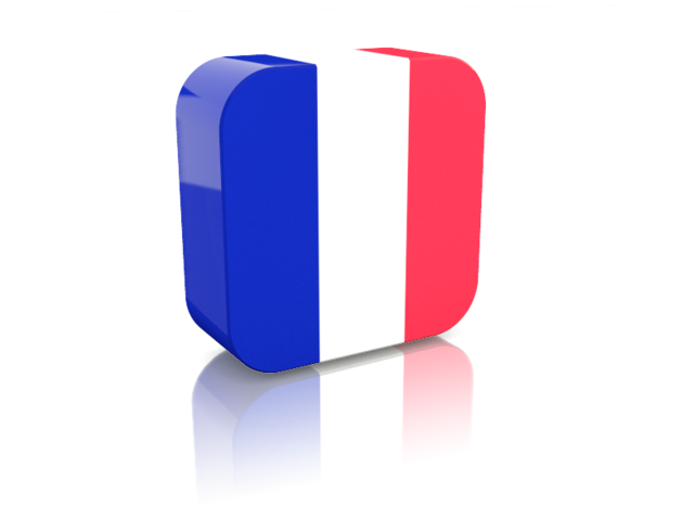 Прямоугольная иконка. Скачать флаг. Франция