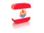 French Polynesia. Rectangular icon. Download icon.