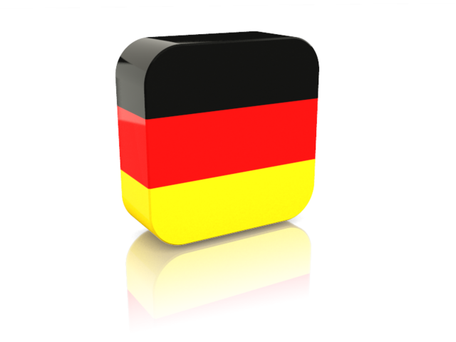 Прямоугольная иконка. Скачать флаг. Германия