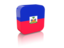 Haiti. Rectangular icon. Download icon.