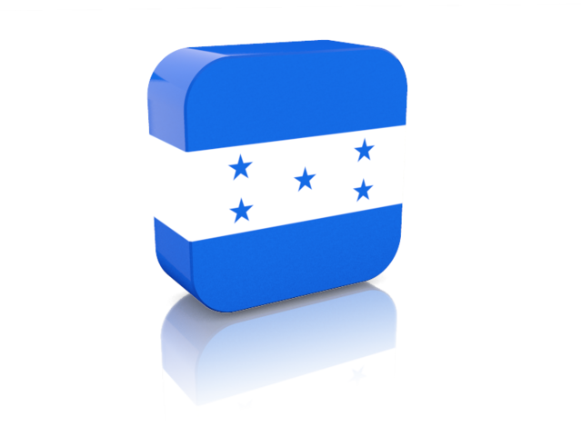 Rectangular icon. Download flag icon of Honduras at PNG format