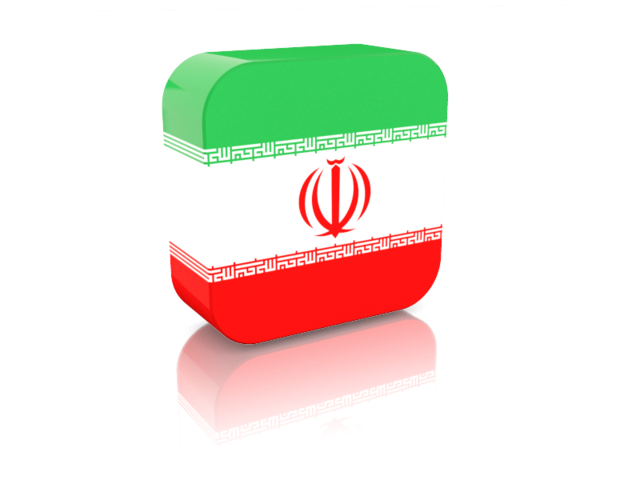 Rectangular icon. Download flag icon of Iran at PNG format