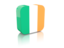 Ireland. Rectangular icon. Download icon.