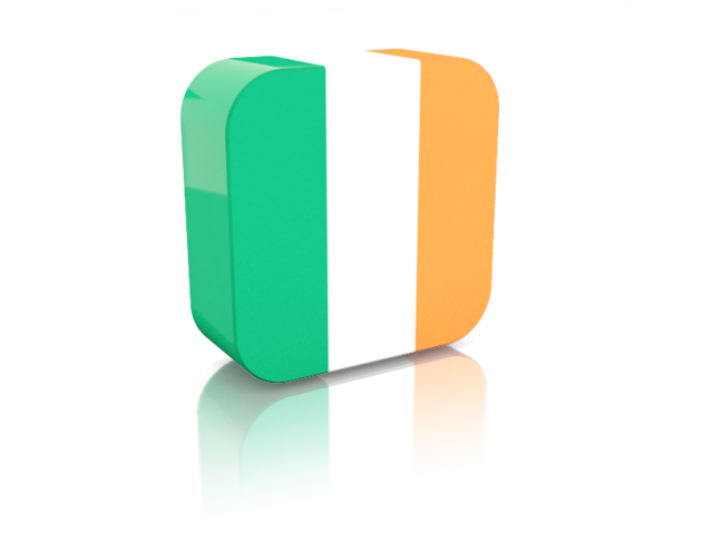 Rectangular icon. Download flag icon of Ireland at PNG format