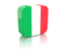 Italy. Rectangular icon. Download icon.