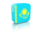 Kazakhstan. Rectangular icon. Download icon.