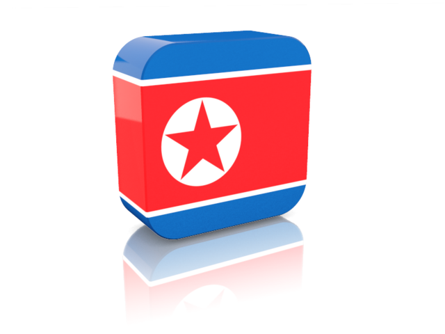 Прямоугольная иконка. Скачать флаг. Северная Корея