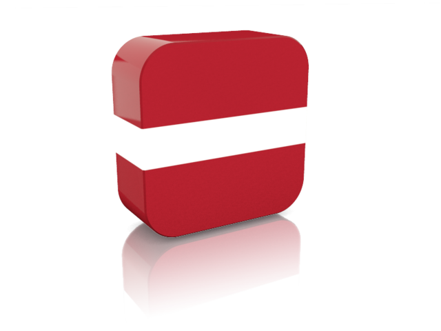 Rectangular icon. Download flag icon of Latvia at PNG format