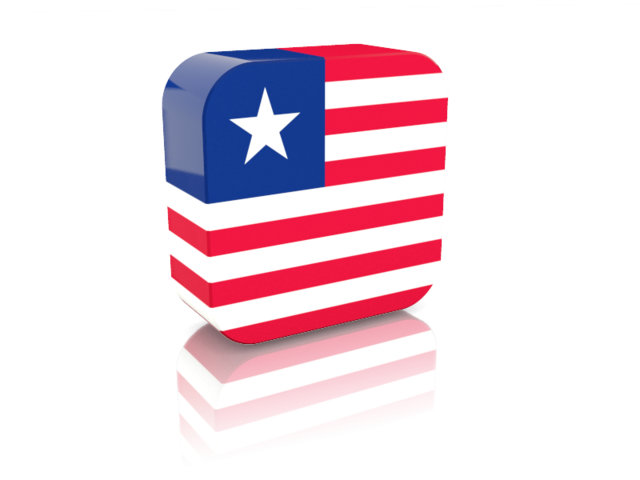 Rectangular icon. Download flag icon of Liberia at PNG format