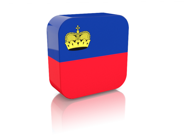 Rectangular icon. Download flag icon of Liechtenstein at PNG format