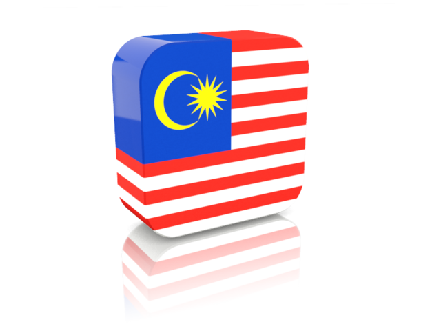 Прямоугольная иконка. Скачать флаг. Малайзия