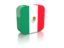 Mexico. Rectangular icon. Download icon.