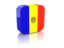 Moldova. Rectangular icon. Download icon.