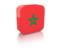 Morocco. Rectangular icon. Download icon.