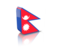 Nepal. Rectangular icon. Download icon.