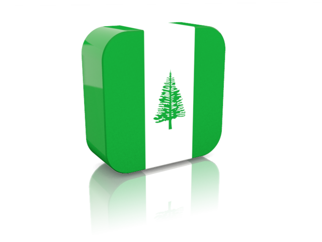Rectangular icon. Download flag icon of Norfolk Island at PNG format