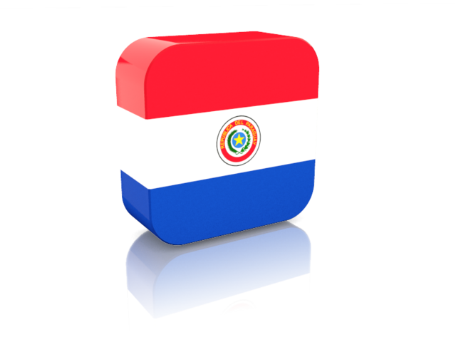 Прямоугольная иконка. Скачать флаг. Парагвай