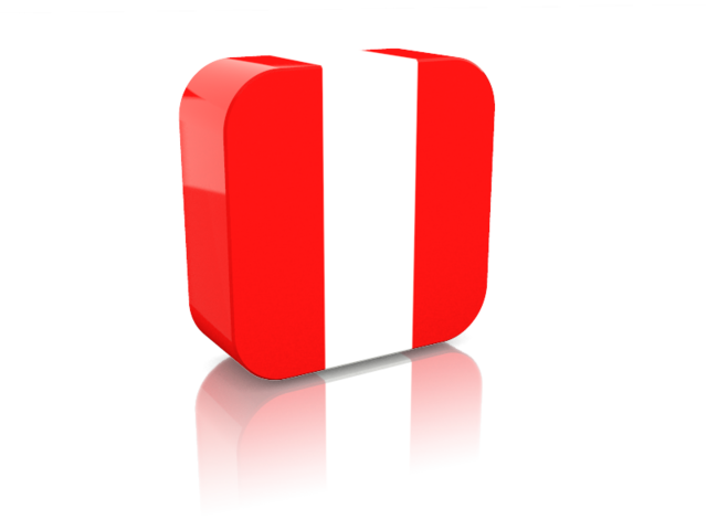 Rectangular icon. Download flag icon of Peru at PNG format