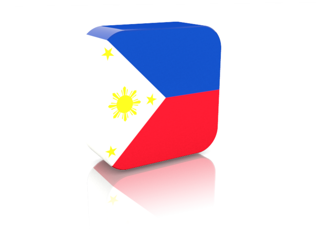 Rectangular icon. Download flag icon of Philippines at PNG format