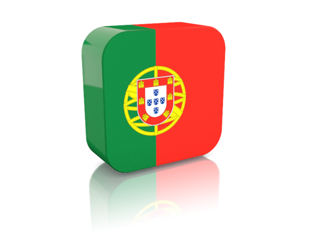 Rectangular icon. Download flag icon of Portugal at PNG format