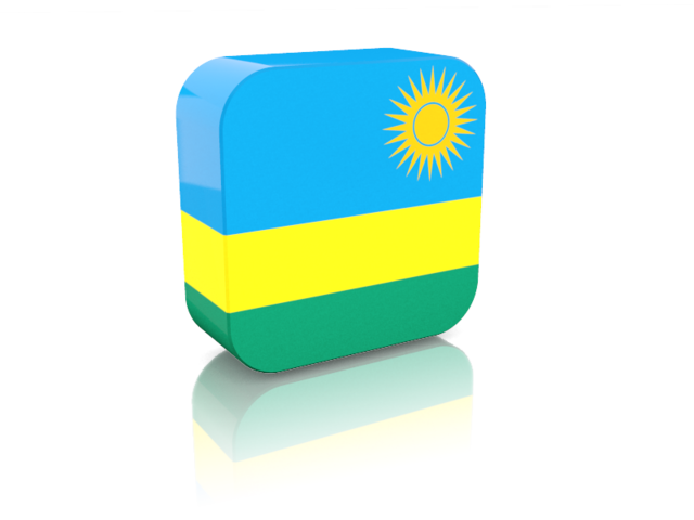 Rectangular icon. Download flag icon of Rwanda at PNG format