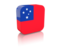 Samoa. Rectangular icon. Download icon.