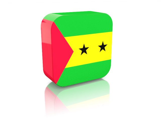 Rectangular icon. Download flag icon of Sao Tome and Principe at PNG format