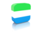 Sierra Leone. Rectangular icon. Download icon.