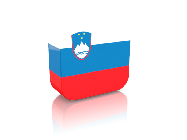 Rectangular icon. Download flag icon of Slovenia at PNG format