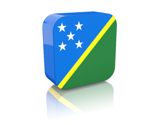 Прямоугольная иконка. Скачать флаг. Соломоновы Острова
