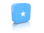 Somalia. Rectangular icon. Download icon.