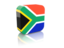 South Africa. Rectangular icon. Download icon.