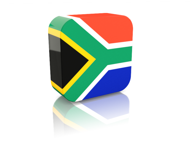 Rectangular icon. Download flag icon of South Africa at PNG format