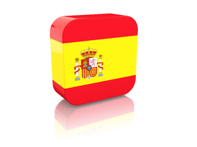 Rectangular icon. Download flag icon of Spain at PNG format