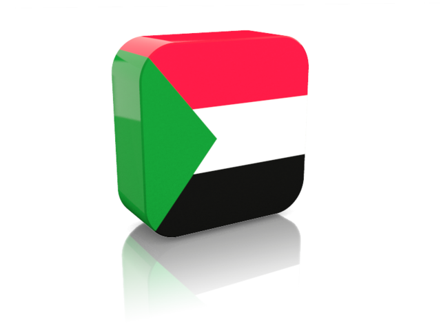 Rectangular icon. Download flag icon of Sudan at PNG format