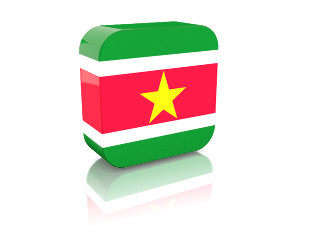 Rectangular icon. Download flag icon of Suriname at PNG format